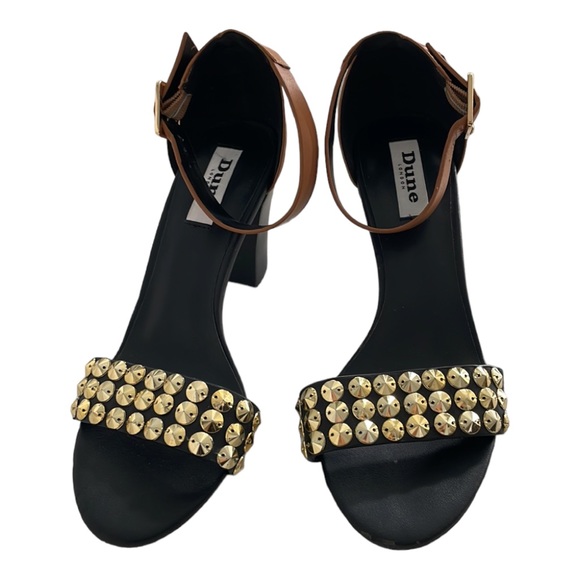 Dune London Leather Embellished Heeled Sandal - Picture 2 of 11